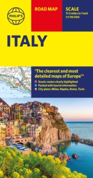 Philip's Italy Road Map : with scenic routes, tourist information and city plans