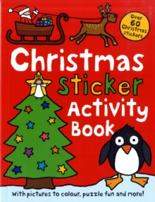 Christmas Sticker Activity Book, Paperback Book Christmas Sticker Activity Book, Paperback Book