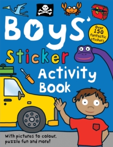 Boys' Sticker Activity Book, Paperback Book Boys' Sticker Activity Book, Paperback Book