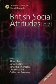 British Social Attitudes : The 19th Report