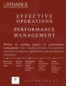 Effective Operations and Performance Management