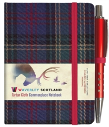 Waverley S.T. (S): Hunting Mini with Pen Pocket Genuine Tartan Cloth Commonplace Notebook