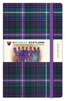 Waverley Scotland Tartan Notebook: Auld Lang Syne Tartan Large Notebook 21cm x 13cm