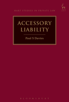 Accessory Liability, Hardback Book Accessory Liability, Hardback Book