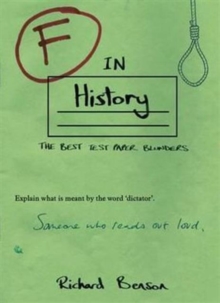 F in History, Paperback Book F in History, Paperback Book