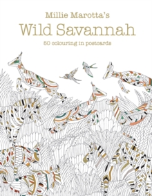 Millie Marotta's Wild Savannah Postcard Box : 50 beautiful cards for colouring in