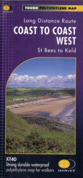 Coast to Coast West XT40 : St Bees to Keld Pt. 1, 2, Sheet map, folded Book Coast to Coast West XT40 : St Bees to Keld Pt. 1, 2, Sheet map, folded Book
