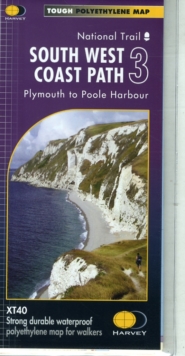 South West Coast Path 3 XT40 : Plymouth to Poole Harbour, Sheet map, folded Book South West Coast Path 3 XT40 : Plymouth to Poole Harbour, Sheet map, folded Book
