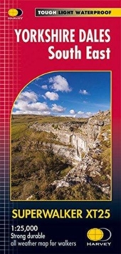 Yorkshire Dales South East XT25, Sheet map, folded Book Yorkshire Dales South East XT25, Sheet map, folded Book