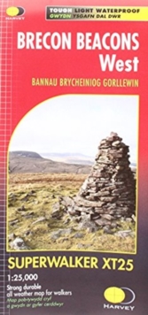 Brecon Beacons West XT25, Sheet map, folded Book Brecon Beacons West XT25, Sheet map, folded Book