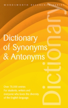 Dictionary of Synonyms and Antonyms, Paperback Book Dictionary of Synonyms and Antonyms, Paperback Book