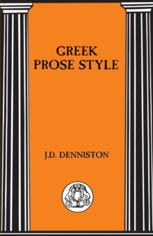 Greek Prose Style