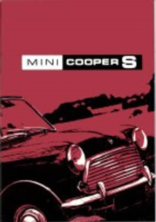 Mini Cooper S Owners Handbook : Part No: Akd7364/2, Paperback / softback Book Mini Cooper S Owners Handbook : Part No: Akd7364/2, Paperback / softback Book