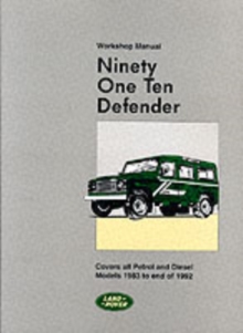Land Rover 90 and 110 (Plus Defender Supplements) Workshop Manual, Paperback Book Land Rover 90 and 110 (Plus Defender Supplements) Workshop Manual, Paperback Book