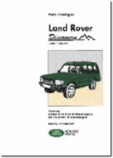 Land Rover Discovery Parts Catalogue 1989-1998 MY, Paperback Book Land Rover Discovery Parts Catalogue 1989-1998 MY, Paperback Book