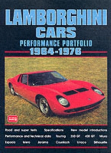 Lamborghini Cars Performance Portfolio 1964-1976, Paperback Book Lamborghini Cars Performance Portfolio 1964-1976, Paperback Book