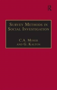 Survey Methods in Social Investigation, Paperback Book Survey Methods in Social Investigation, Paperback Book