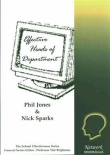 Effective Heads of Department, Paperback Book Effective Heads of Department, Paperback Book