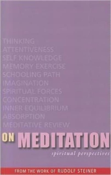 On Meditation : Spiritual Perspectives, Paperback / softback Book On Meditation : Spiritual Perspectives, Paperback / softback Book