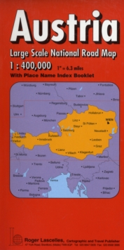 Austria National Road Map, Sheet map, folded Book Austria National Road Map, Sheet map, folded Book