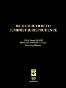 Introduction to Feminist Jurisprudence, Paperback / softback Book Introduction to Feminist Jurisprudence, Paperback / softback Book