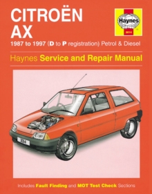 Citroen AX (1987-97) Service and Repair Manual, Hardback Book Citroen AX (1987-97) Service and Repair Manual, Hardback Book