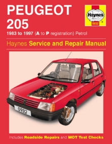 Peugeot 205 Petrol (83 - 97) A To P, Hardback Book Peugeot 205 Petrol (83 - 97) A To P, Hardback Book