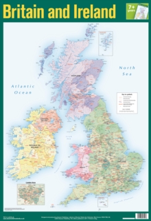 British Isles and Ireland Wall Chart, Wallchart Book British Isles and Ireland Wall Chart, Wallchart Book