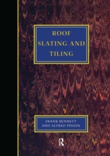 Roof Slating and Tiling, Hardback Book Roof Slating and Tiling, Hardback Book