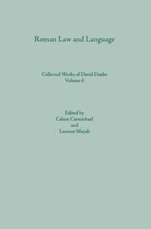 Roman Law and Language