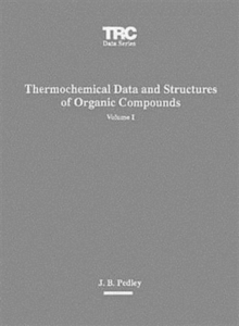 Thermochemical Data and Structures of Organic Compounds, CD-ROM Book Thermochemical Data and Structures of Organic Compounds, CD-ROM Book