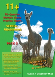 11+ 50-question Multiple Choice Practice Papers Verbal Reasoning Pack 2, Paperback Book 11+ 50-question Multiple Choice Practice Papers Verbal Reasoning Pack 2, Paperback Book