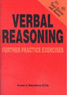 Verbal Reasoning : Further Practice Exercises, Paperback Book Verbal Reasoning : Further Practice Exercises, Paperback Book