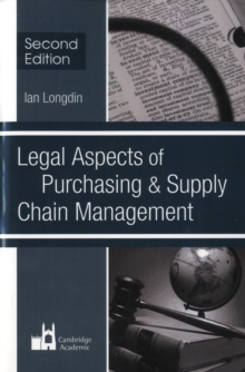 Legal Aspects of Purchasing and Supply Chain Management, Paperback Book Legal Aspects of Purchasing and Supply Chain Management, Paperback Book