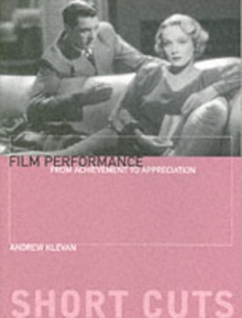 Film Performance, Paperback Book Film Performance, Paperback Book