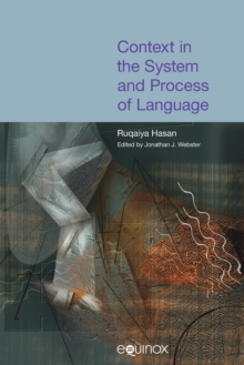 Context in the System and Process of Language, Paperback / softback Book Context in the System and Process of Language, Paperback / softback Book