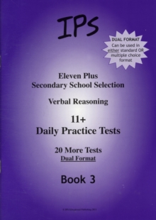 Verbal Reasoning : 11+ Daily Practice Tests Bk. 3, Paperback Book Verbal Reasoning : 11+ Daily Practice Tests Bk. 3, Paperback Book