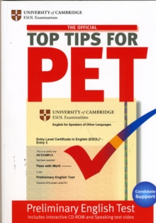 The Official Top Tips for PET Paperback with CD-ROM, Mixed media product Book The Official Top Tips for PET Paperback with CD-ROM, Mixed media product Book