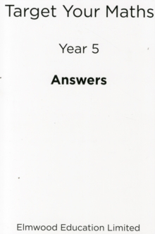 Target Your Maths Year 5 Answer Book