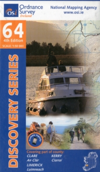 Clare, Kerry, Limerick, Sheet map, folded Book Clare, Kerry, Limerick, Sheet map, folded Book