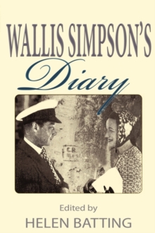 Wallis Simpson's Diary, Paperback Book Wallis Simpson's Diary, Paperback Book