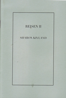 Reisen II : Sharon Kivland, Paperback Book Reisen II : Sharon Kivland, Paperback Book