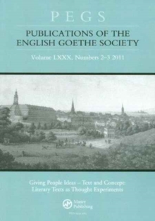 Giving People Ideas - Text and Concept : Literary Texts as Thought Experiments, Paperback / softback Book Giving People Ideas - Text and Concept : Literary Texts as Thought Experiments, Paperback / softback Book
