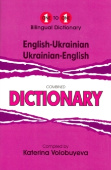 English-Ukrainian & Ukrainian-English One-to-one Dictionary : Script & Roman, Hardback Book English-Ukrainian & Ukrainian-English One-to-one Dictionary : Script & Roman, Hardback Book