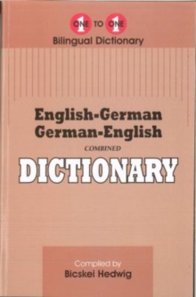 English-German & German-English One-to-One Dictionary