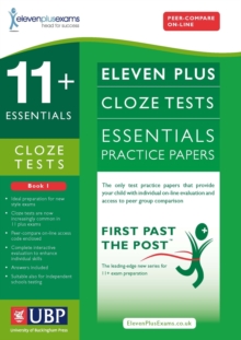 11+ English Essentials Cloze Tests, Paperback Book 11+ English Essentials Cloze Tests, Paperback Book