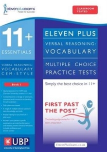 11+ Essentials Verbal Reasoning, Vocabulary for Cem Multiple Choice Book 1, Paperback Book 11+ Essentials Verbal Reasoning, Vocabulary for Cem Multiple Choice Book 1, Paperback Book