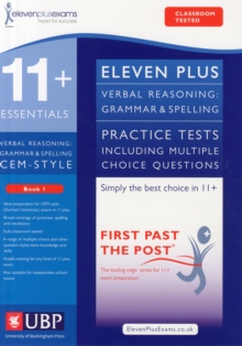 11+ Verbal Reasoning Grammar & Spelling for CEM, Multiple Choice Practice Tests Included, Paperback Book 11+ Verbal Reasoning Grammar & Spelling for CEM, Multiple Choice Practice Tests Included, Paperback Book