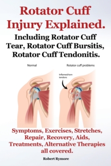 Rotator Cuff Injury Explained. Including Rotator Cuff Tear, Rotator Cuff Bursitis, Rotator Cuff Tendonitis. Symptoms, Exercises, Stretches, Repair, Recovery, Aids, Treatments, Alternative Therapies al