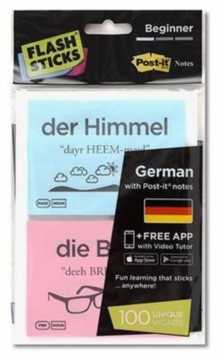 Flashsticks German Beginner Starter Pack, Cards Book Flashsticks German Beginner Starter Pack, Cards Book